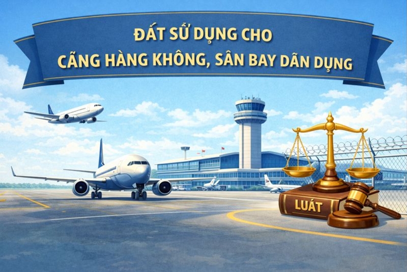 Quy định về đất cảng hàng không, sân bay dân dụng