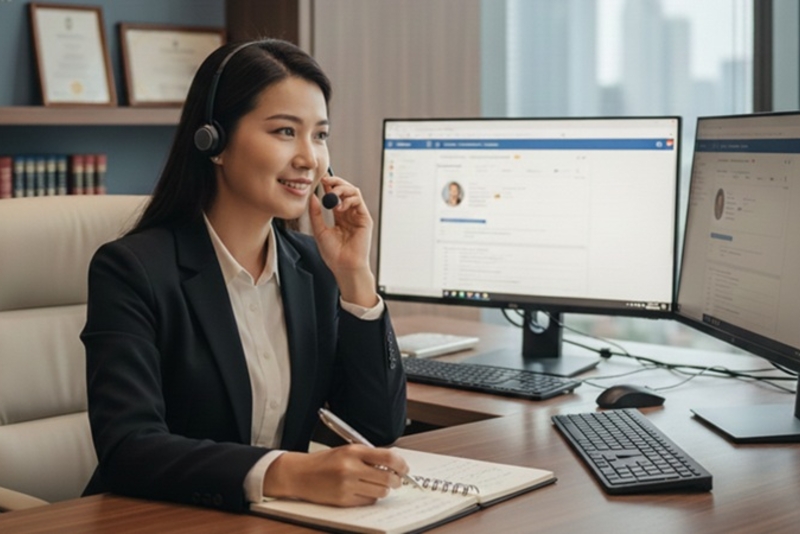 Kịch bản lần đầu tiếp xúc chăm sóc khách hàng sử dụng dịch vụ luật sư riêng