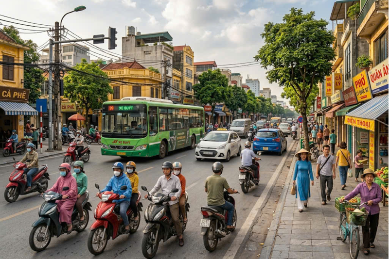 Quy định về sử dụng lòng đường hè phố